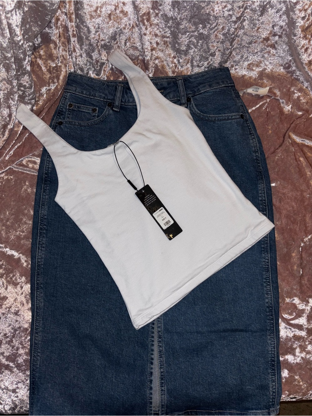 Gap Front Split Skirt